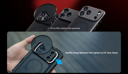 Dual Handheld Mobile Rig Kit for iPhone 17 Pro Stable Footage