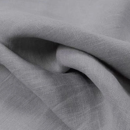 Medium Grey Linen Sofa Slipcover Soft Couch Cover