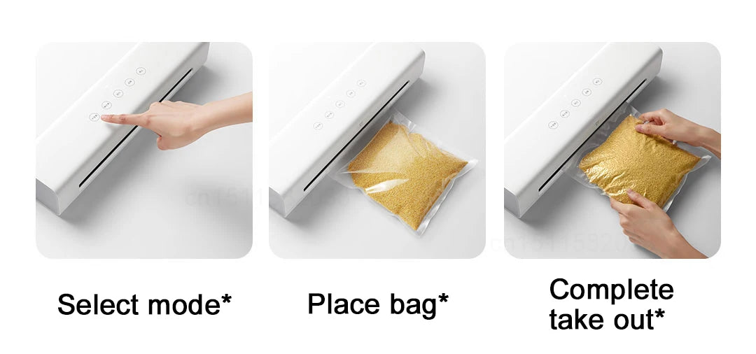 XIAOMI Automatic Vacuum Sealing Machine with External Vacuum System