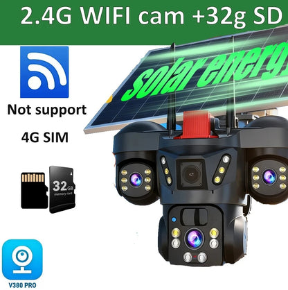 WiFi Solar Camera Motion Detection 32GB