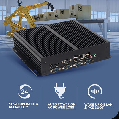 Fanless Mini PC 2G RAM 32G SSD Celeron WiFi