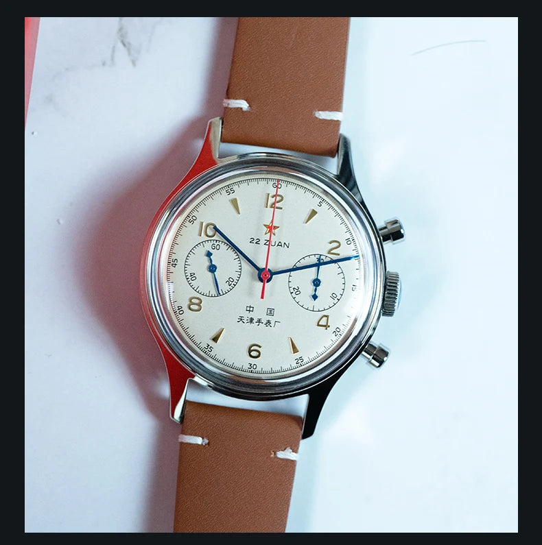 Mechanical Pilot Watch 1963 Leather Strap Edition