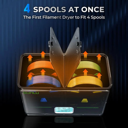 3D Printing Filament Dryer 4-Spool PTC Heater