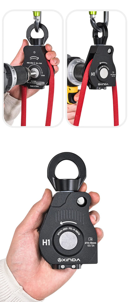 Electric Drill Rope Collector for Outdoor Rope Storage