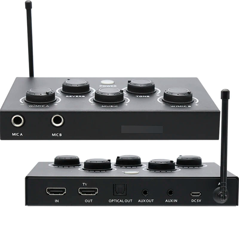 Smart Wireless Karaoke Microphone with Mixer and Speaker