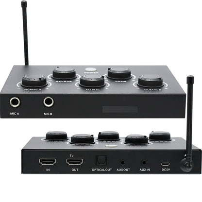 Smart Wireless Karaoke Microphone with Mixer and Speaker