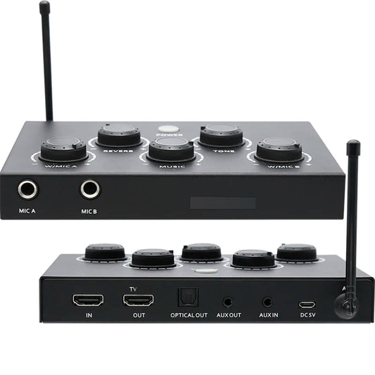 Smart Wireless Karaoke Microphone with Mixer and Speaker