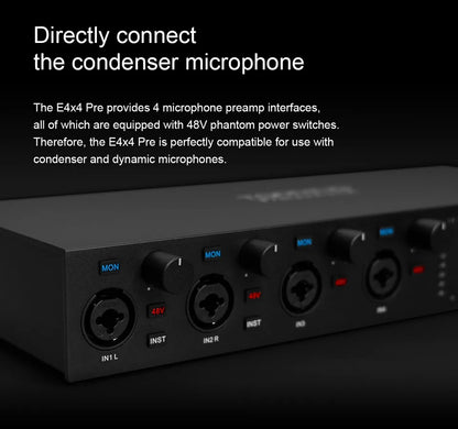 Pre-Professional 8 Channel Audio Interface with 4 LoopBack