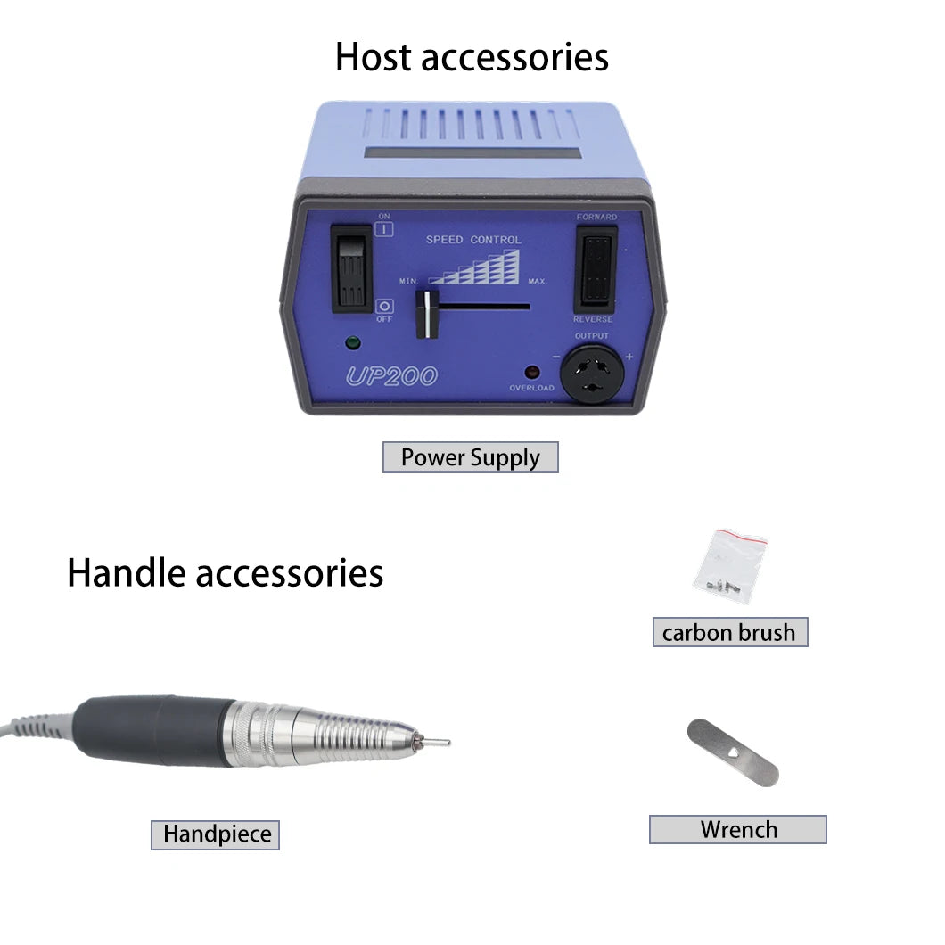 Portable Electric Nail Drill for Manicure and Pedicure