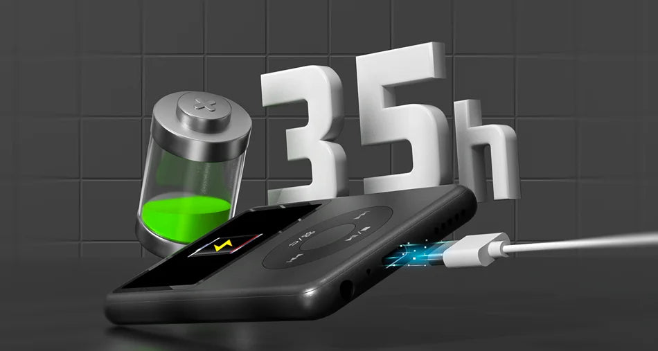 HiFi MP3 Player with Bluetooth Video FM Radio 128GB Storage