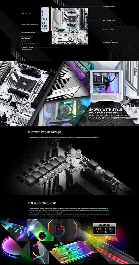 B550M Pro SE Motherboard M.2 SATA III DDR4