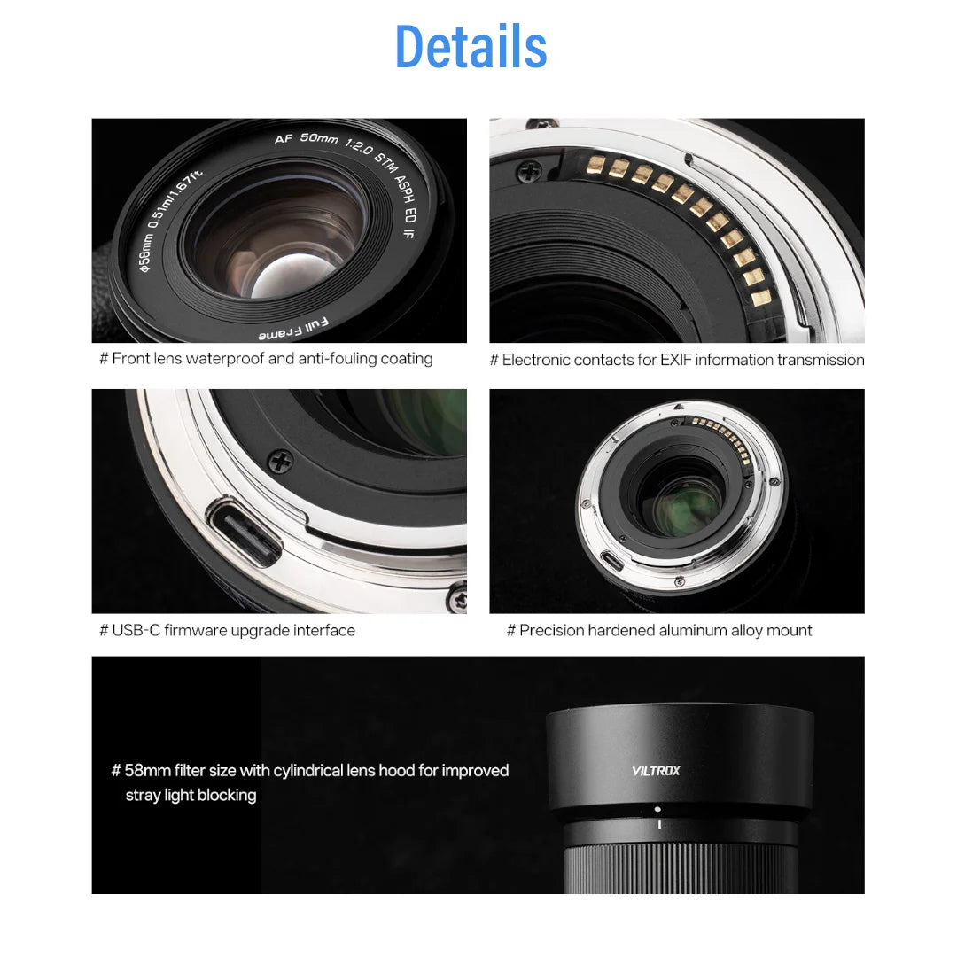 50mm f2.0 Full Frame Auto Focus Lens for Nikon Z