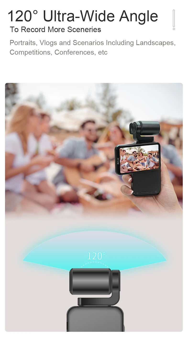 Compact Camcorder for Vlogs with 64GB Card