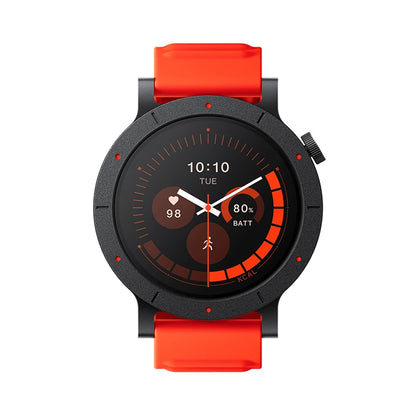 Rechargeable Smartwatch with GPS Blood Oxygen Monitor Orange Edition