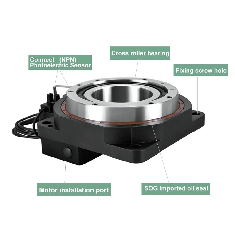 Precision CNC Hollow Rotary Table Stepper 8mm Shaft