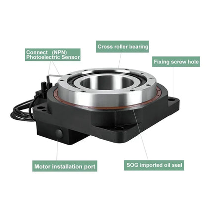 Stepper CNC Rotary Indexing Table 6.35mm Shaft