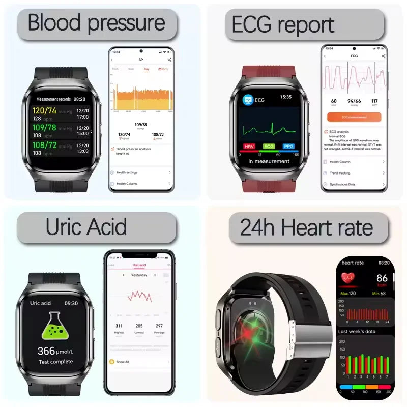 HD Display Smartwatch for Health Calls & Fitness Tracking