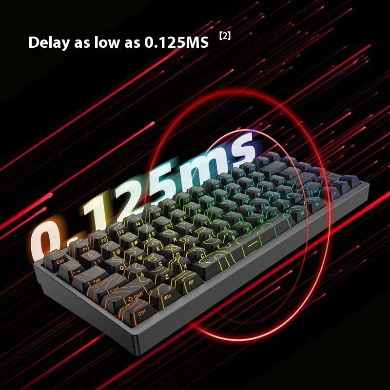 RGB Mechanical Keyboard Quick Dismantle Custom White
