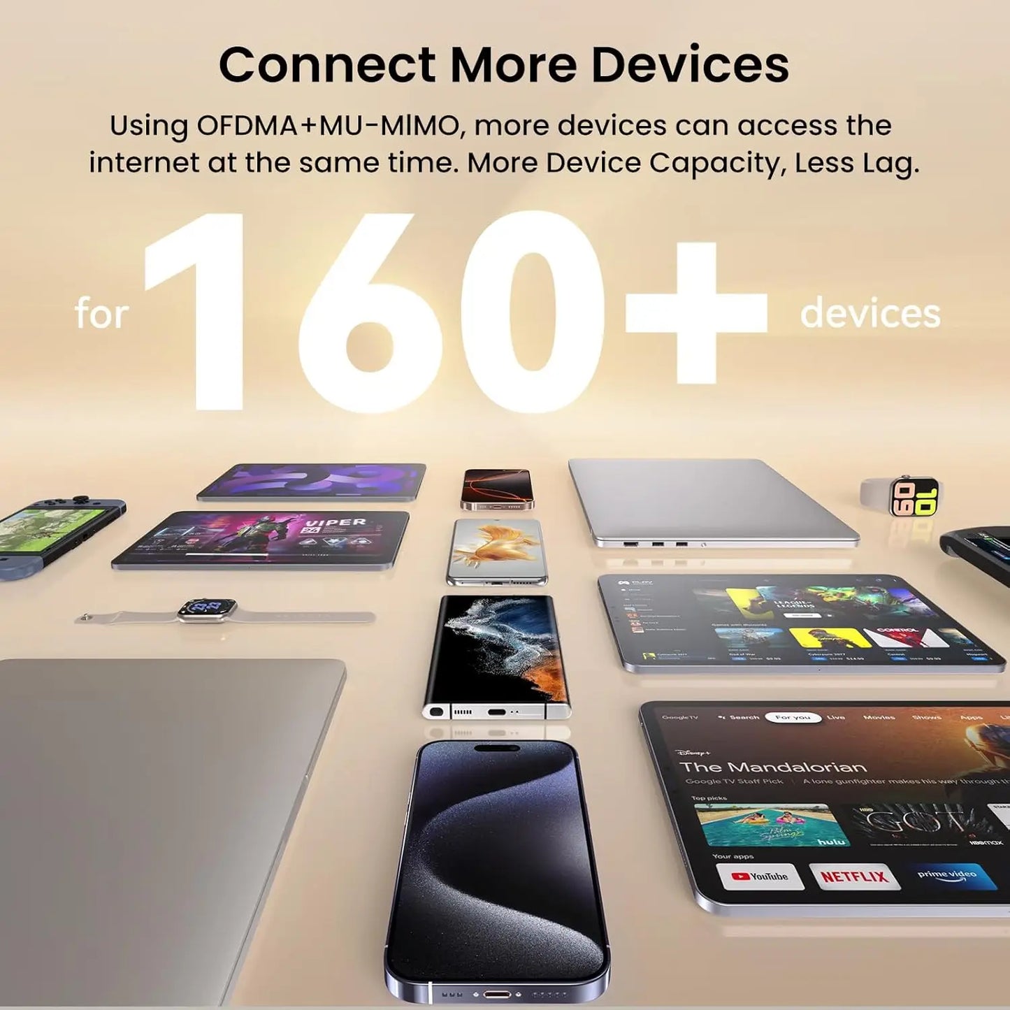 WiFi7 Mesh Router System Dual Band 2 Pack