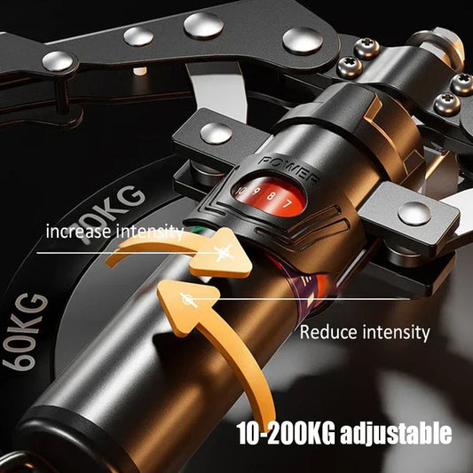 Hydraulic Arm and Chest Expander with Rolling Wheel