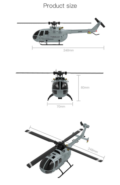 RC Helicopter with 6-Axis Stability and Precise Control