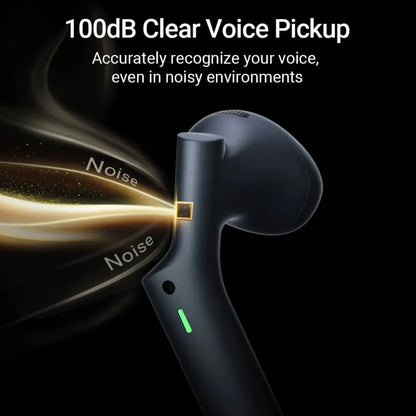 Wireless AI Translator Earbuds Business Travel Sandy Gold