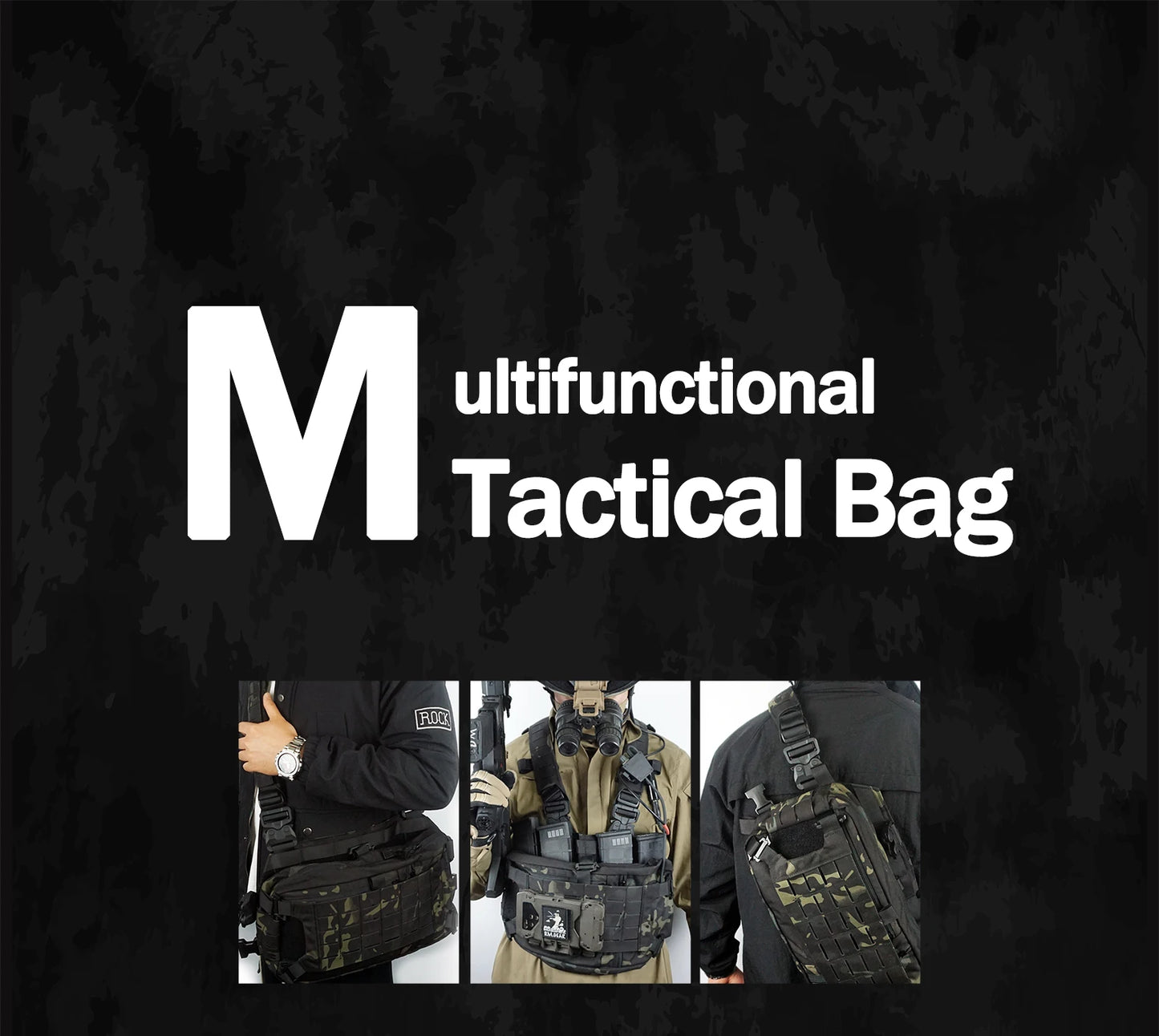 Heavy Duty Tactical Sling Bag Outdoor Utility Pack