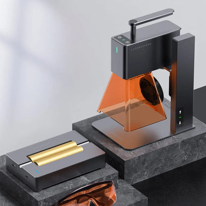 5W Laser Engraver Bundle with Roller and Safety Gear