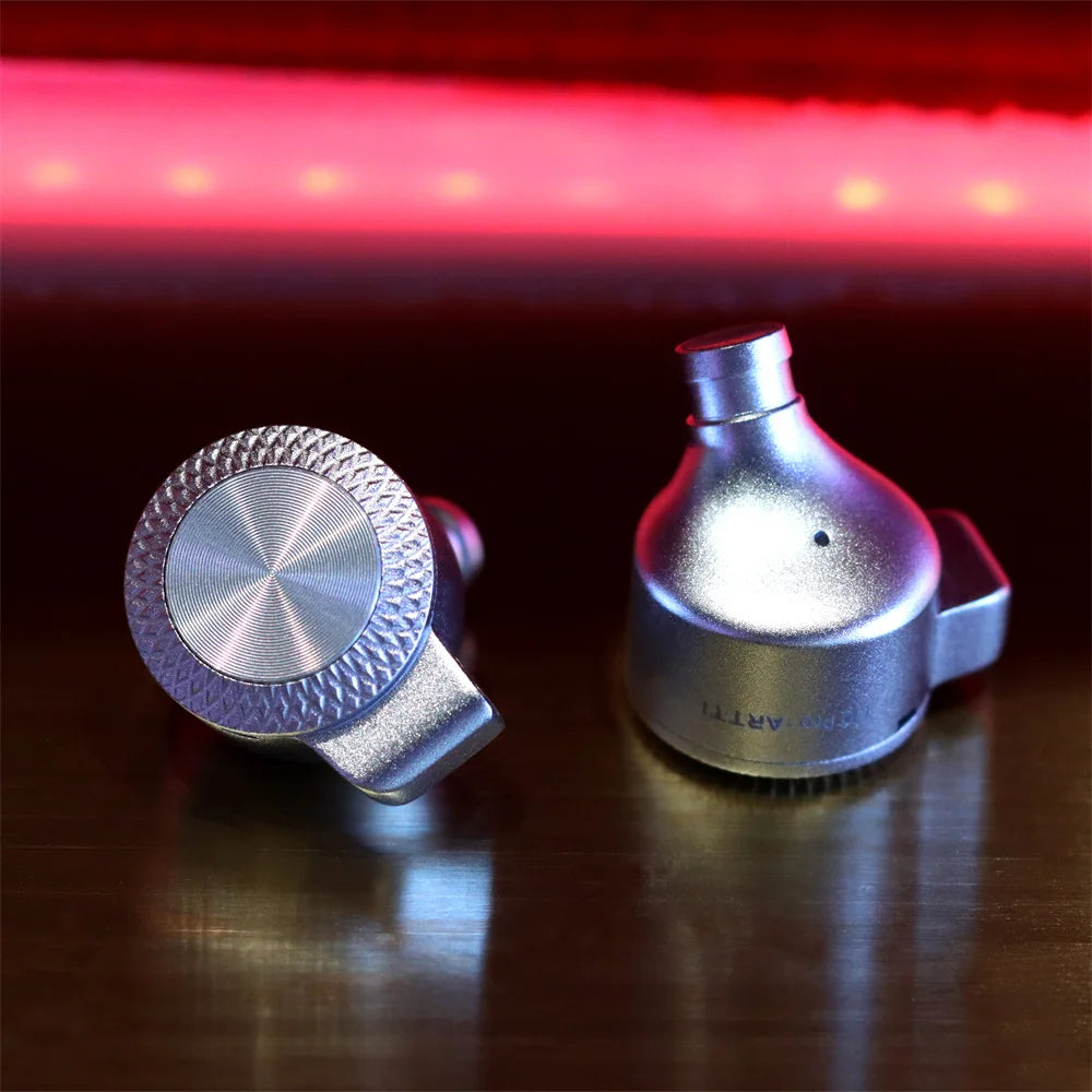 T10 PRO Silver In-Ear HiFi Earphones with Planar Driver