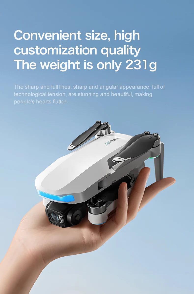 3-Axis Anti-Shake Drone with 4K HD Camera