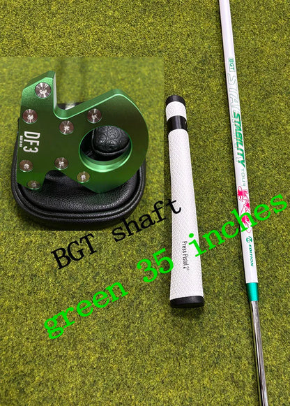 35in Green DF3 Putter Low Balance Stability Shaft