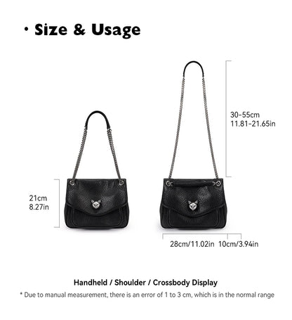 Trendy Black Woven Tote Bag Leather Shoulder Bag