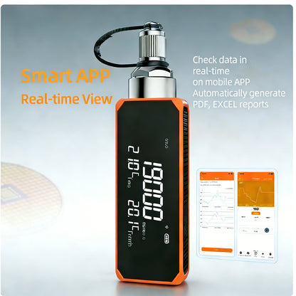 Digital Micron Vacuum Gauge 19000 Micron Bluetooth HVAC Tester