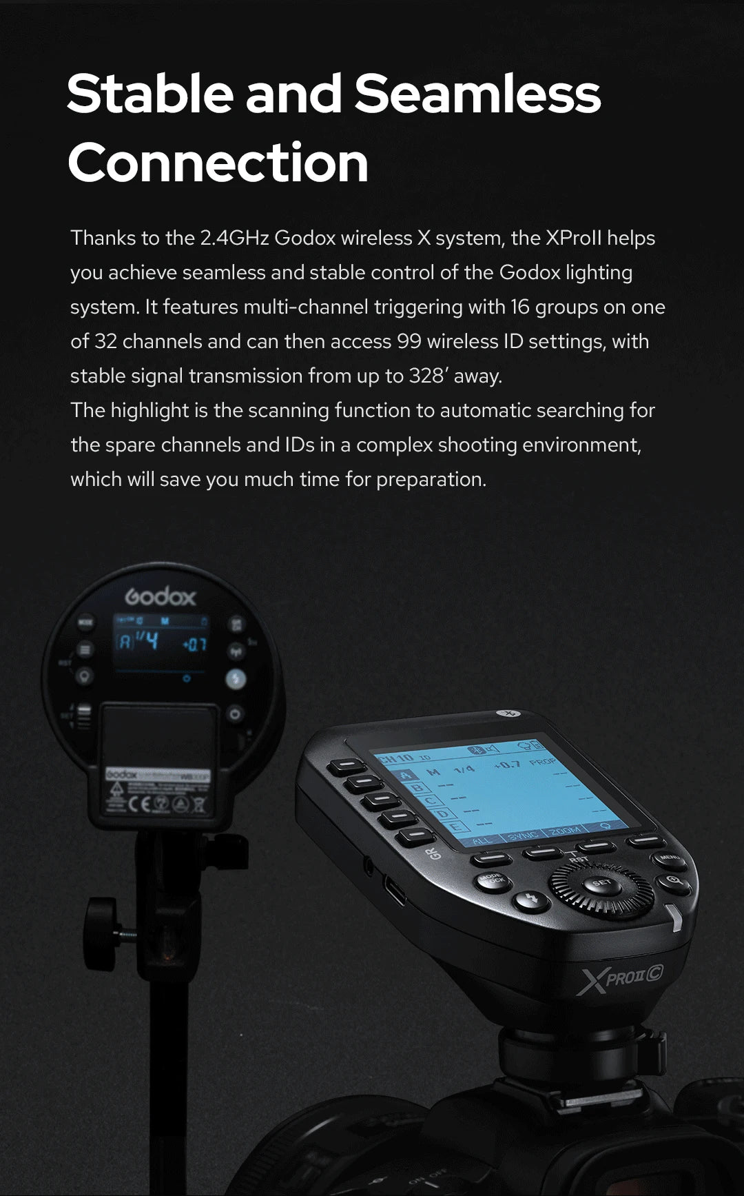 XPROII-N TTL HSS Wireless Flash Trigger Nikon