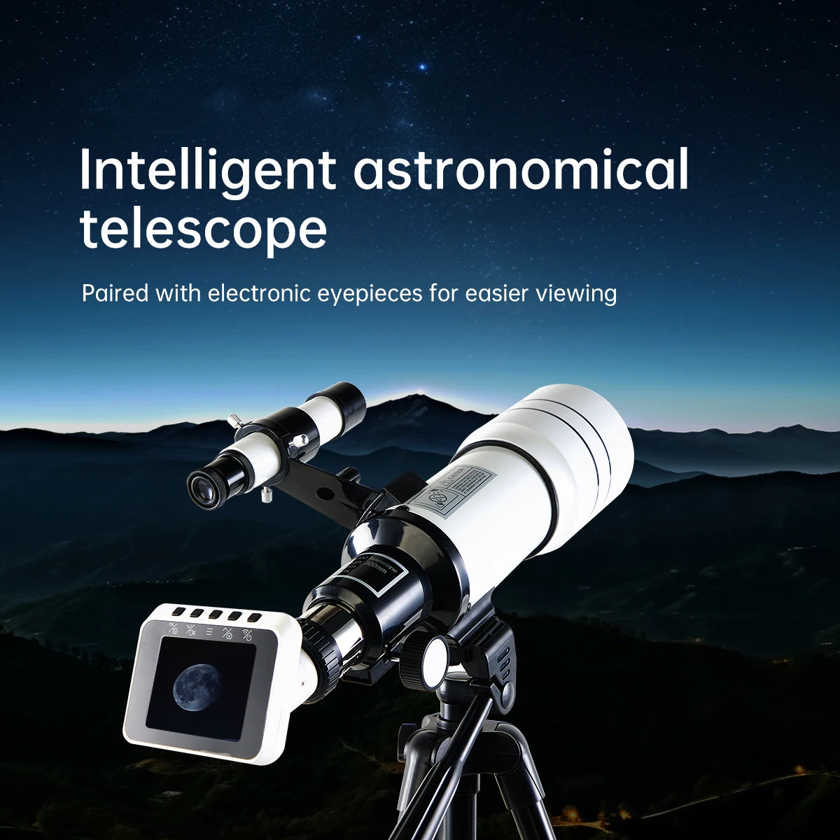 70mm Professional Astronomical Telescope with Electronic Eyepiece