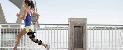 Hinged Knee Brace Right Leg Support for Sports Injuries