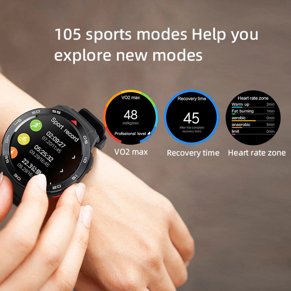 1.43 Inch HD AMOLED Waterproof GPS Sports Smartwatch