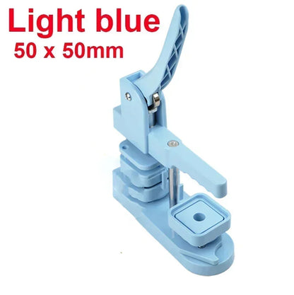 Lightblue 50x50mm Square Badge Maker for Kids