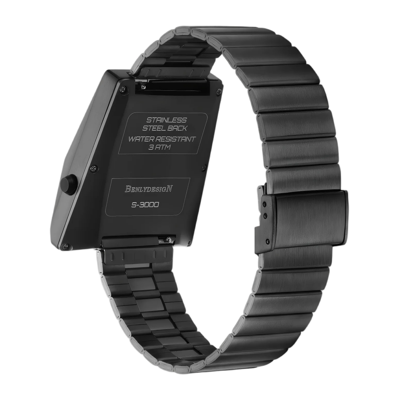 Cyberpunk OLED Digital Watch Grey Design
