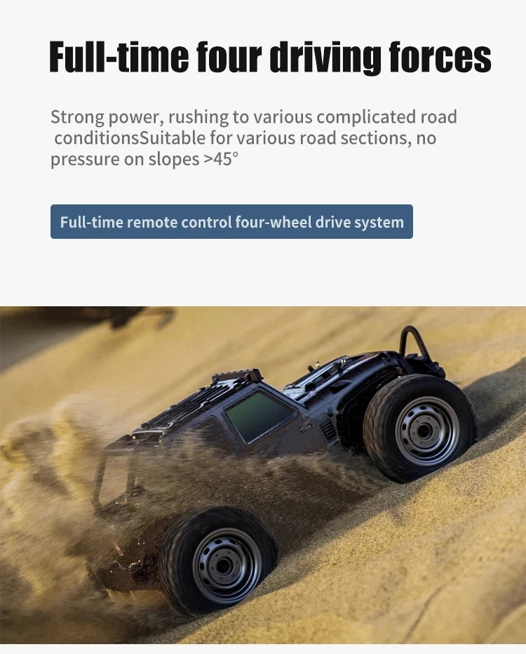 Remote Control Off Road Car 1:16 4WD with LED Lights