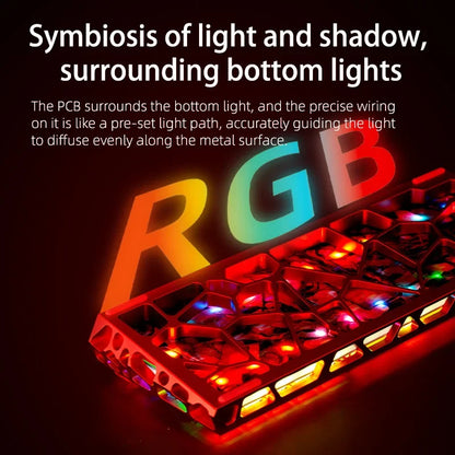 Dual Core Compact Gaming Keyboard Hot Swap Design