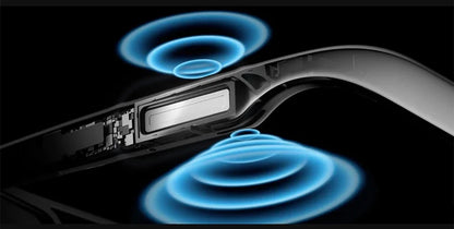 Frameless Square Smart Glasses with Audio Playback
