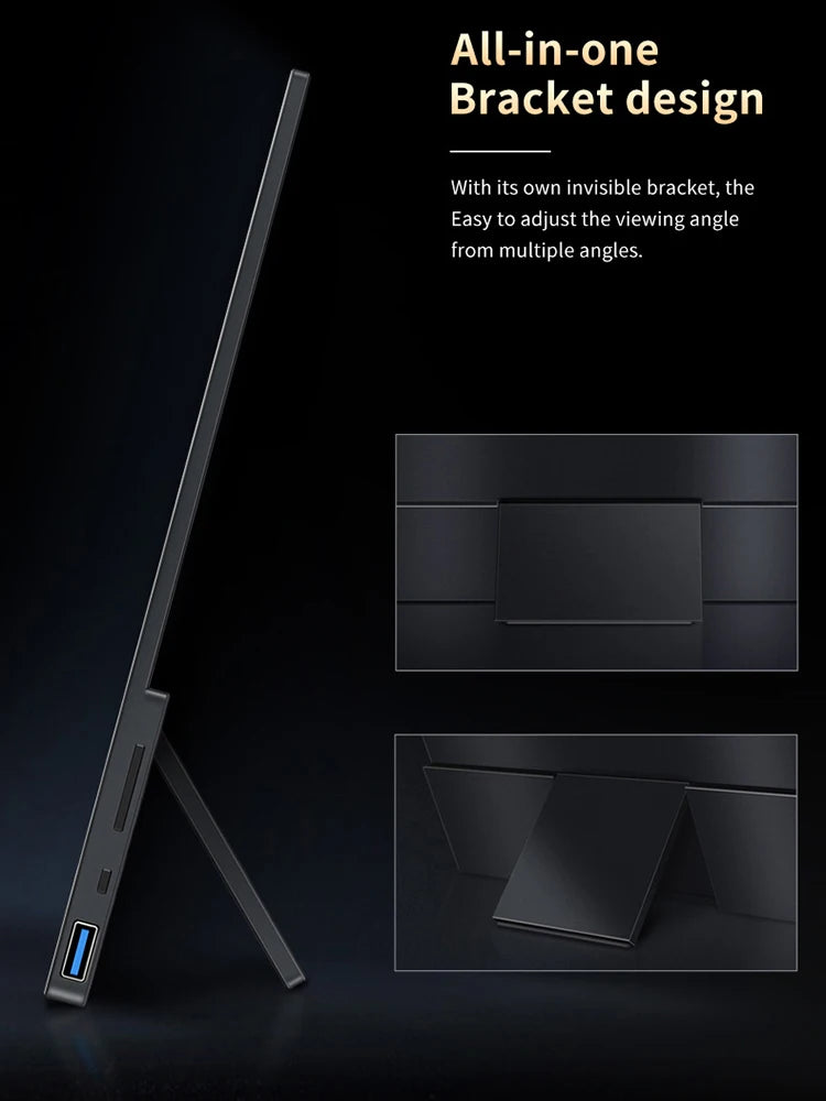 13.3-Inch 4K OLED Portable Monitor Touchscreen USB-C
