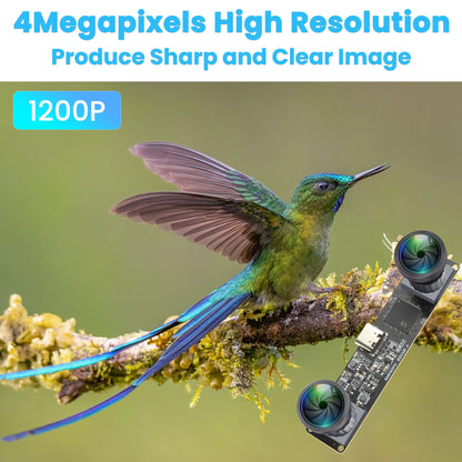 1200P USB Stereo VR Camera 120FPS Global Shutter