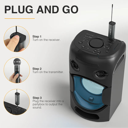 Professional 900MHz Handheld Wireless Microphone for Church