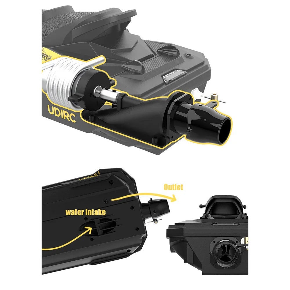 Waterproof Remote Control Jet Boat with Self-Righting