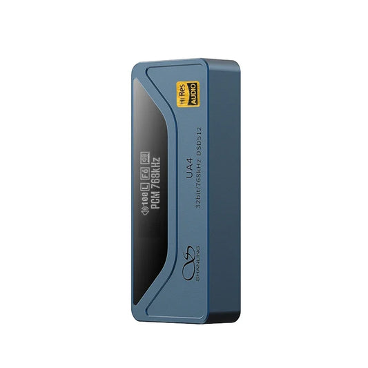 USB DAC and Hi Res Audio Headphone Amplifier Blue