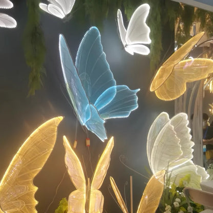 Gold Butterfly 60cm LED Wedding Party Ceiling Light