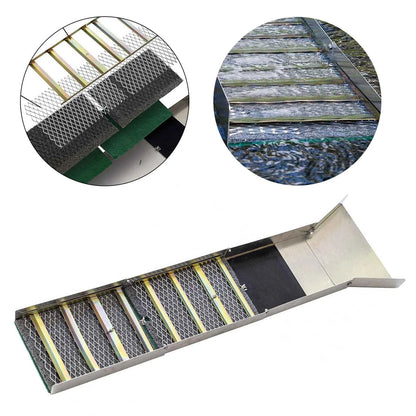 Compact Gold Sluice Box with Foldable Design for Prospecting
