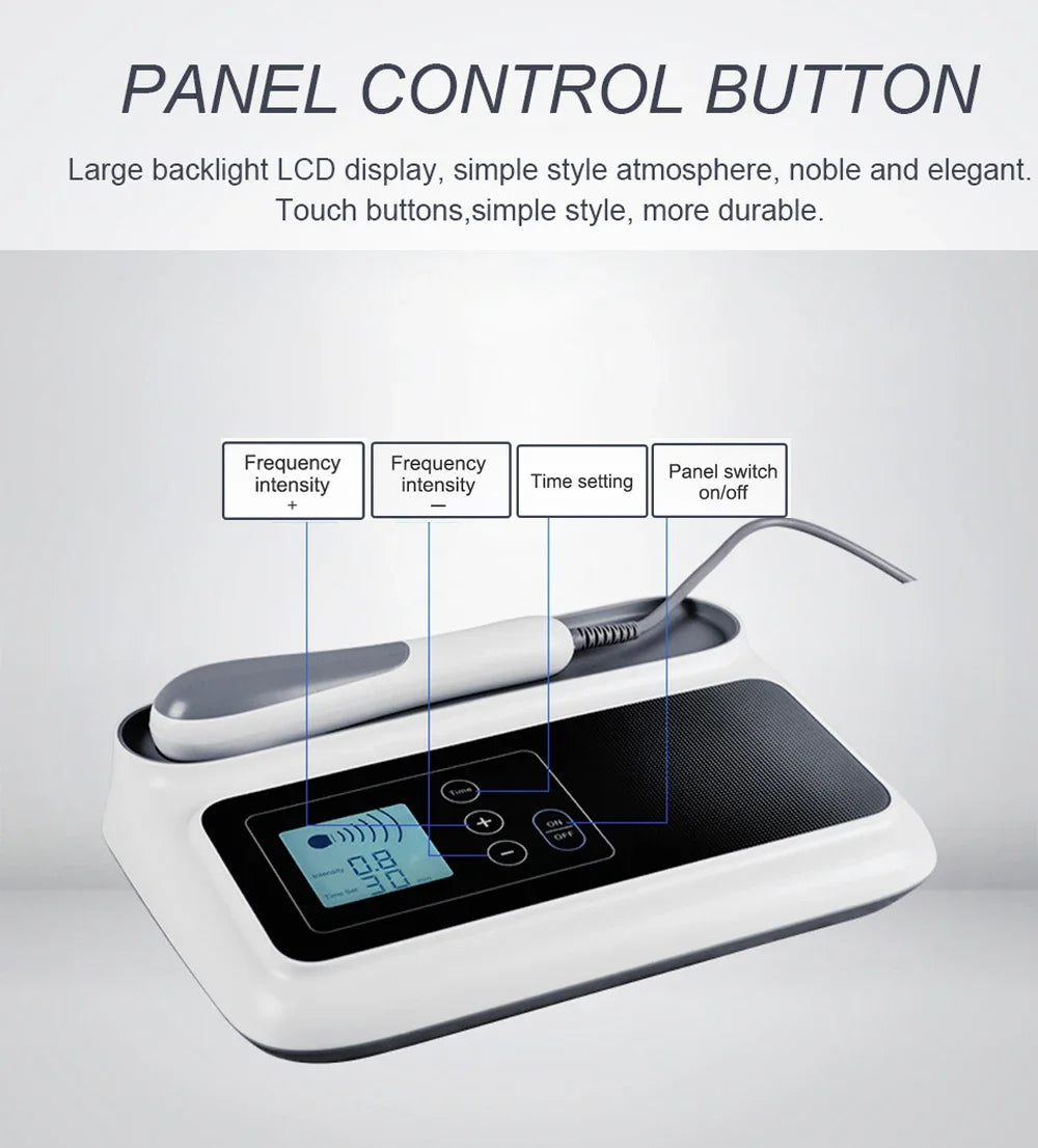 Ultrasonic Therapy Machine with LCD for Muscle Pain Relief
